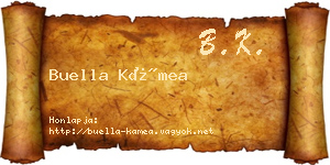 Buella Kámea névjegykártya
